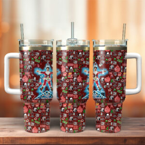 National Lampoon‚Äôs Christmas Vacation Movies Custom Stanley Quencher 40oz Stainless Steel Tumbler With Handle - Threewoofs