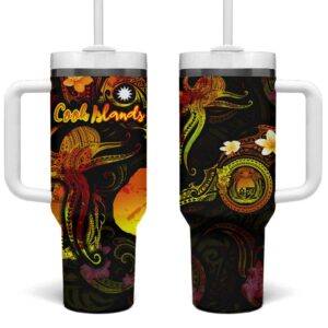 Nauru Custom Stanley Quencher 40oz Stainless Steel Tumbler With Handle - Threewoofs