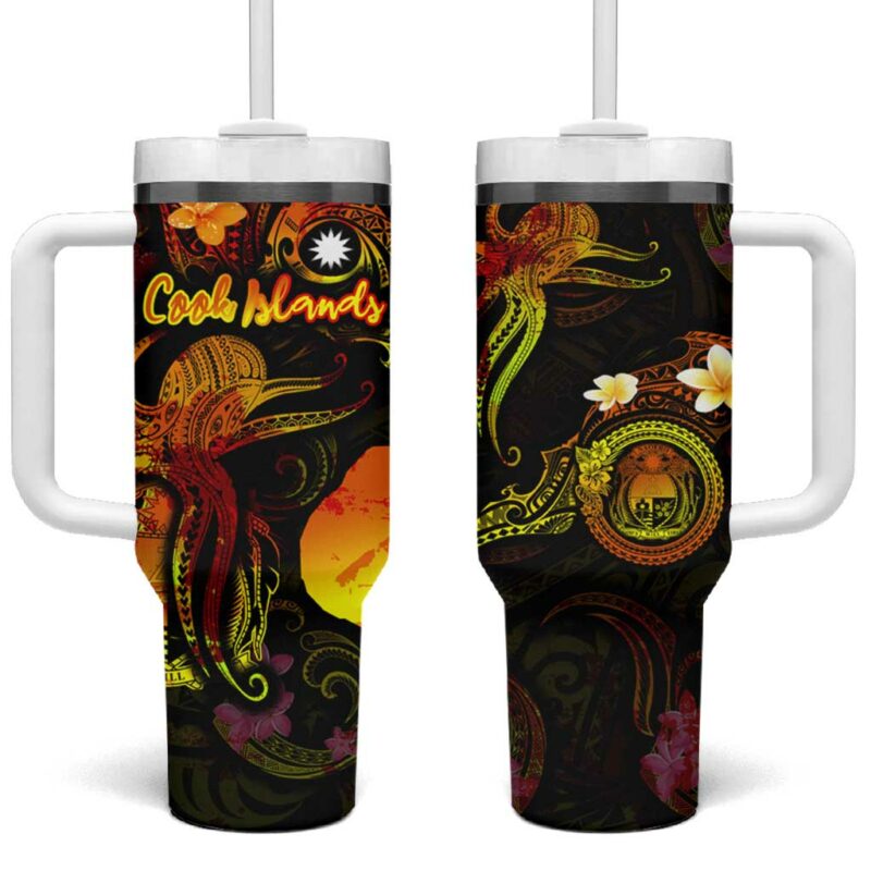 Nauru Custom Stanley Quencher 40oz Stainless Steel Tumbler With Handle - Threewoofs