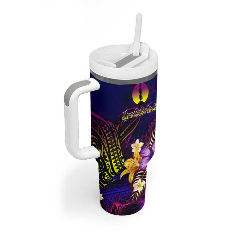 New Caledonia Custom Stanley Quencher 40oz Stainless Steel Tumbler With Handle - Threewoofs - Image 2