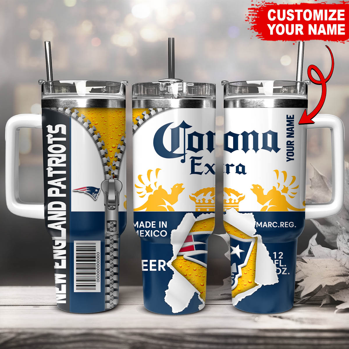 Personalized Beer Mug with Custom Name - Perfect Gift for Sports Fans