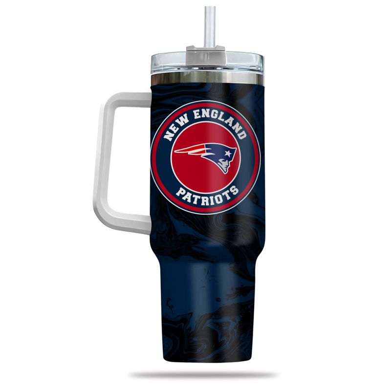 Stay Hydrated with the Ultimate New England Patriots Insulated Tumbler - Perfect for Fans on the Go! - Image 3
