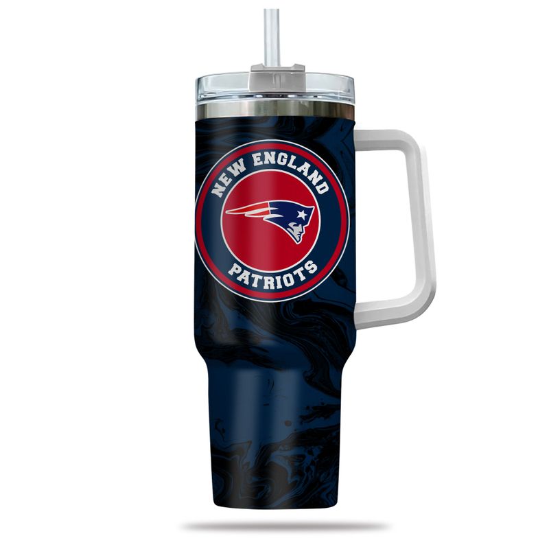 Stay Hydrated with the Ultimate New England Patriots Insulated Tumbler - Perfect for Fans on the Go! - Image 2