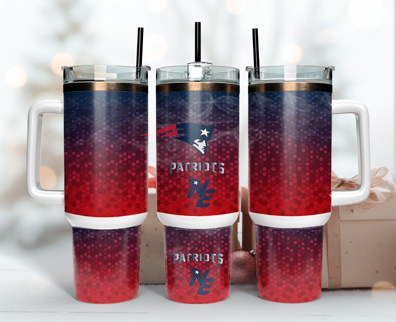 Patriots Insulated Travel Tumbler with Straw - Keep Drinks Hot or Cold