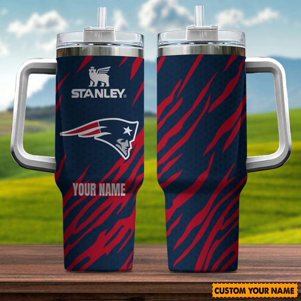 Custom NFL Team Tumbler with Handle - Personalize Your Name