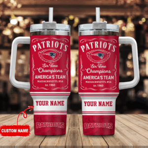 Customizable Six-Time Champions Tumbler – Show Your Team Pride!