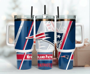 New England Patriots Insulated Tumbler with Handle - Show Your Team Pride