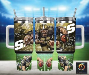 Ultimate Football Fan Tumbler - Insulated Mug with Bold Graphic Design