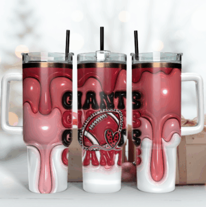 Stylish Football Lover Tumbler - Giant Design, Perfect Gift