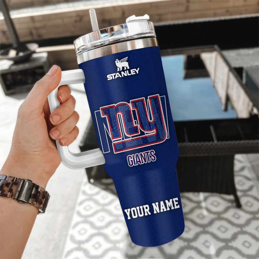 Custom Name Insulated Tumbler - New York Giants Fan Edition - Image 3