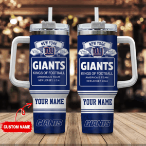 Customizable New York Giants Travel Mug - Perfect Gift for Football Fans