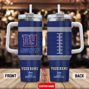 Customizable Football Fan Tumbler with Handle - Perfect Gift for Sports Enthusiasts