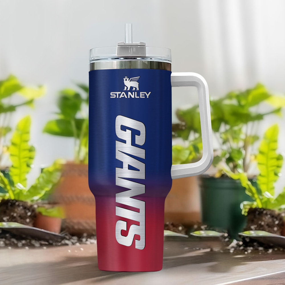 Custom NFL Team Tumbler with Handle - Insulated Travel Mug Gift - Image 2