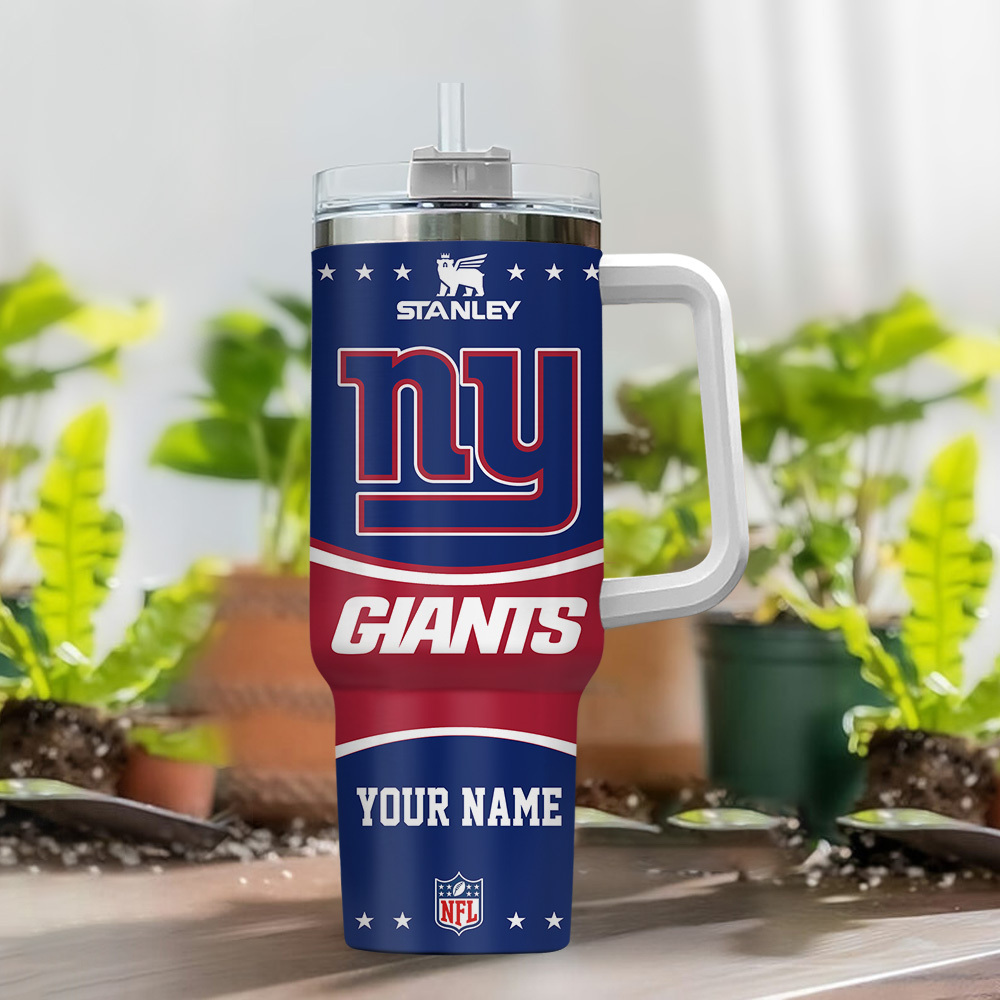 Custom NFL Team Insulated Tumbler with Handle - Personalized Name - Image 2