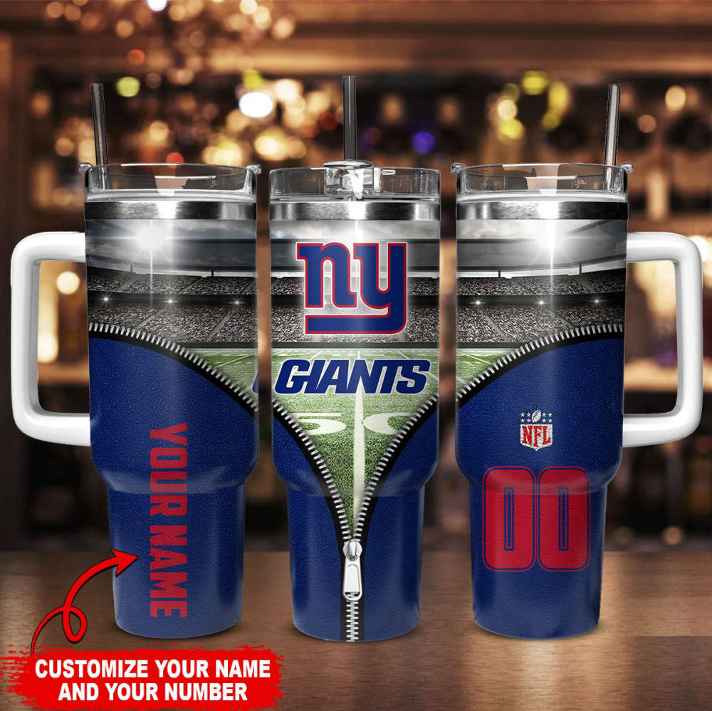 Customizable NFL Team Tumbler with Handle - Perfect Gift for Football Fans - Image 2