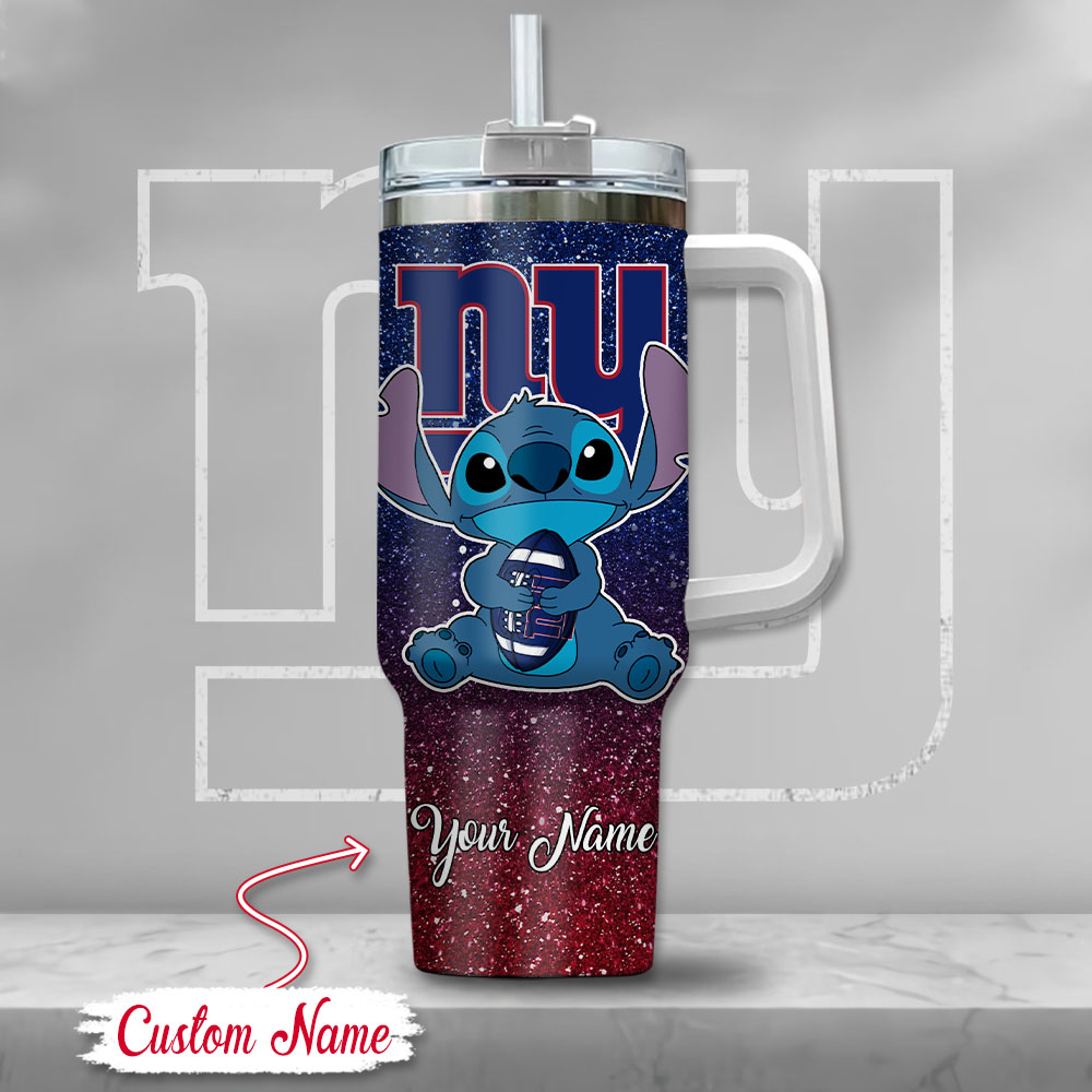 Customizable New York Giants Tumbler with Cute Character Design - Image 2