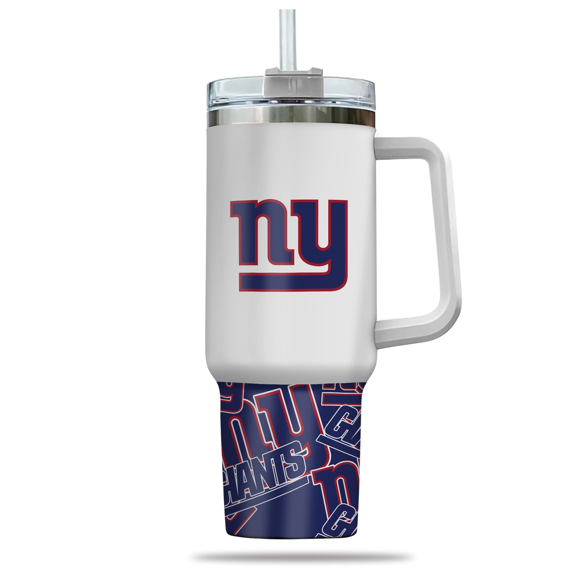 NFL Team Logo Insulated Tumbler with Handle & Straw - 40oz - Image 2
