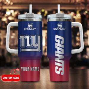 Custom NFL Team Tumbler with Handle - Insulated Travel Mug Gift