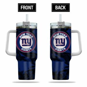 Stay Hydrated with New York Giants Stainless Steel Tumbler - 40oz, Spill-Proof Lid