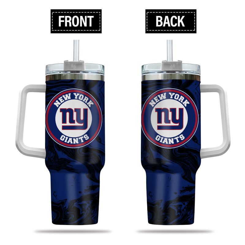 Stay Hydrated with New York Giants Stainless Steel Tumbler - 40oz, Spill-Proof Lid
