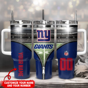 Personalized Football Tumbler - Custom Name & Number - Perfect Gift for Fans