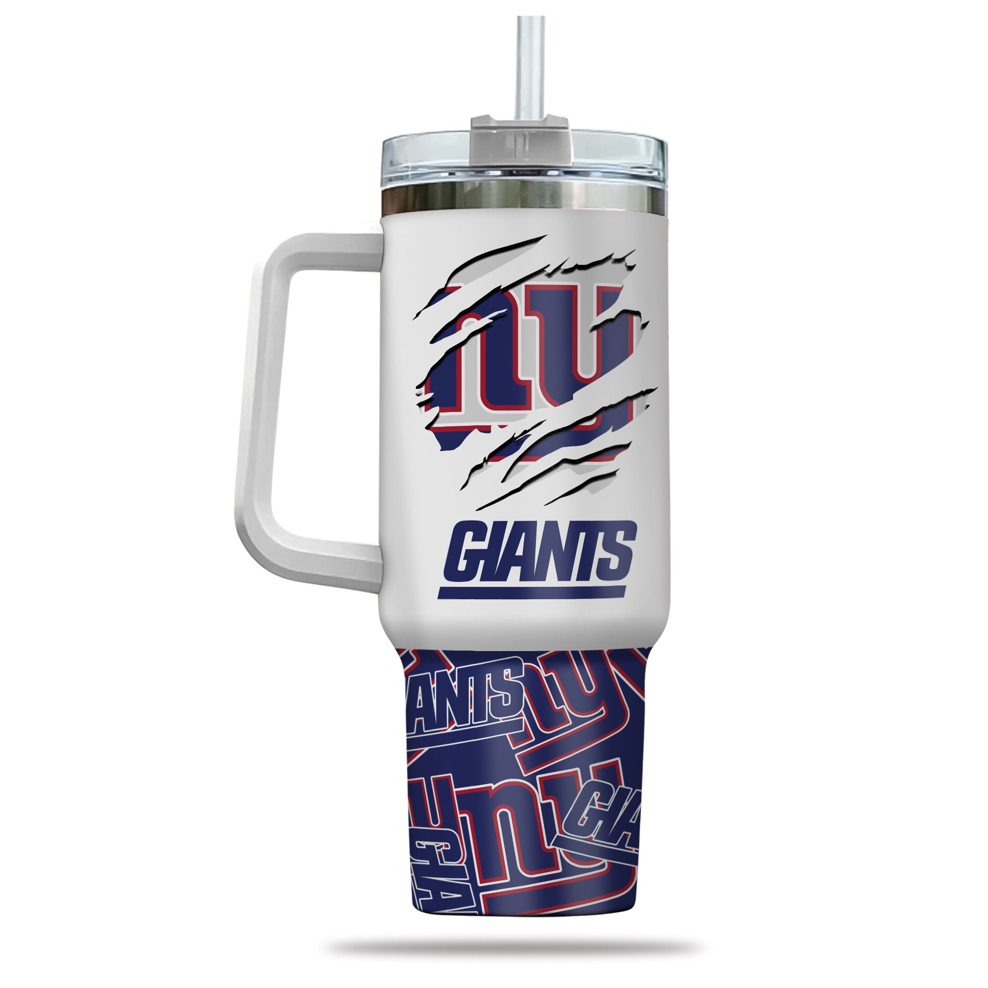 NFL Team Logo Insulated Tumbler with Handle & Straw - 40oz - Image 3