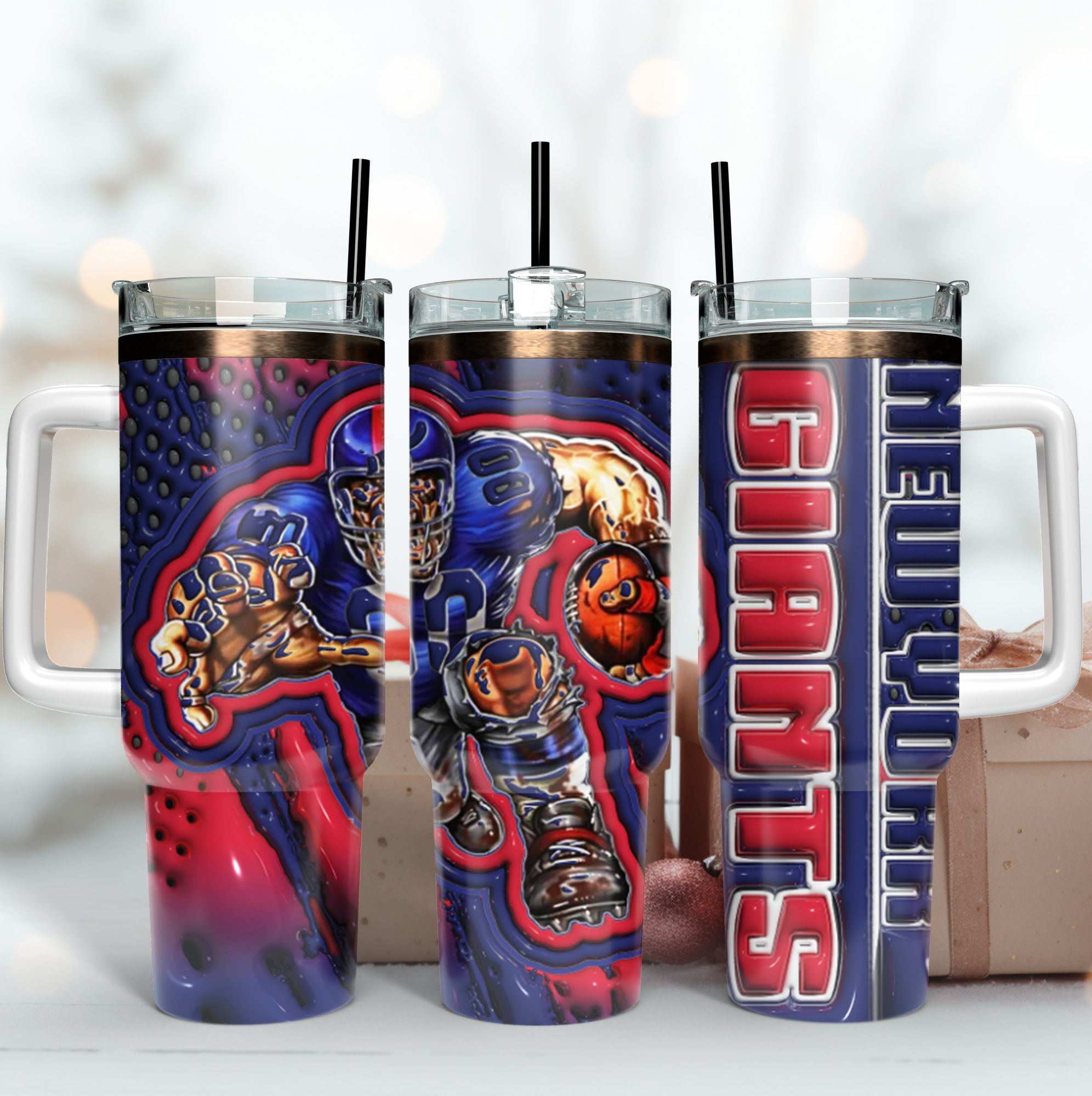NY Giants Fan Tumbler - Ultimate Football Gift for Enthusiasts