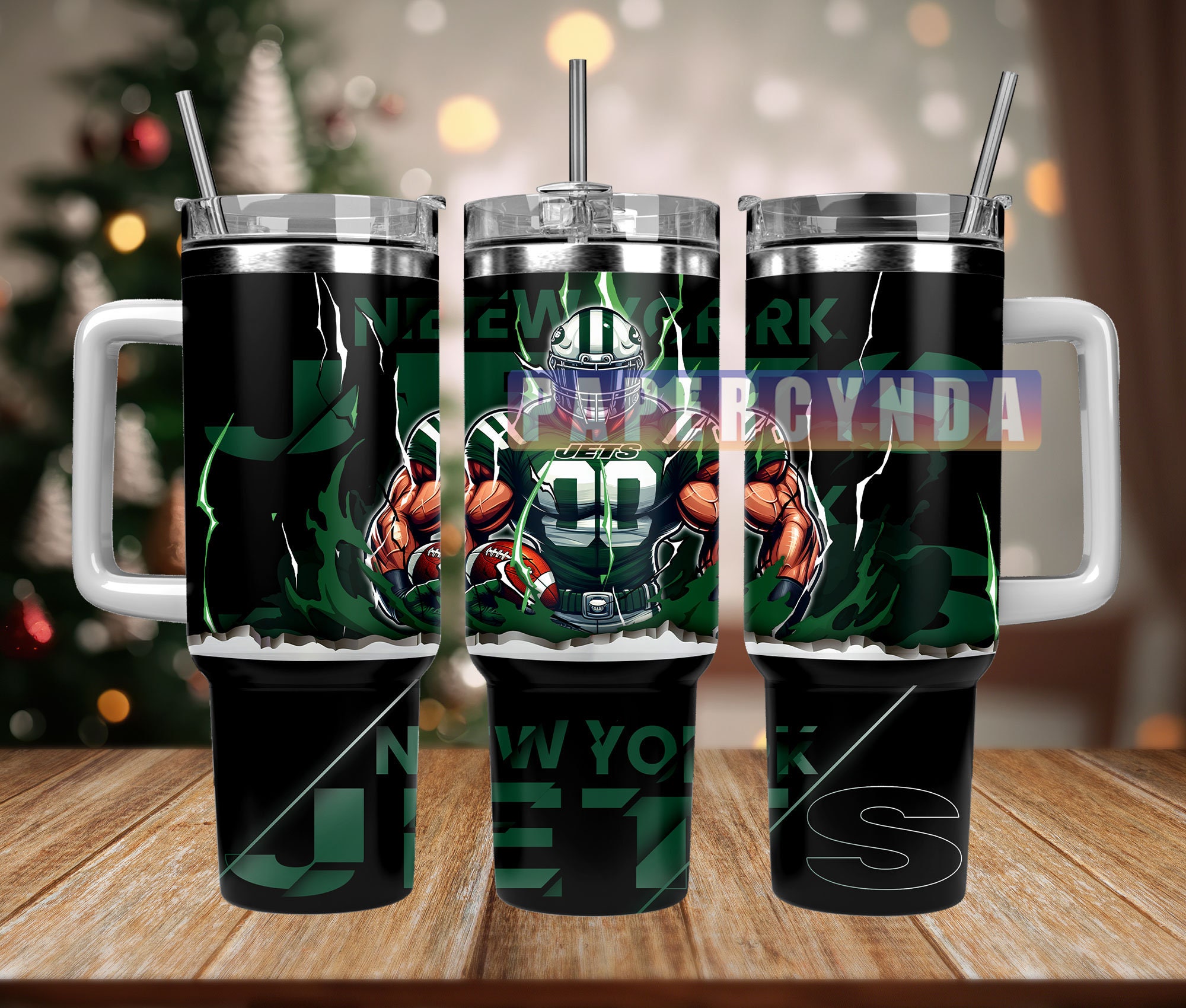 New York Jets Tumbler with Handle - Perfect Gift for Football Fans