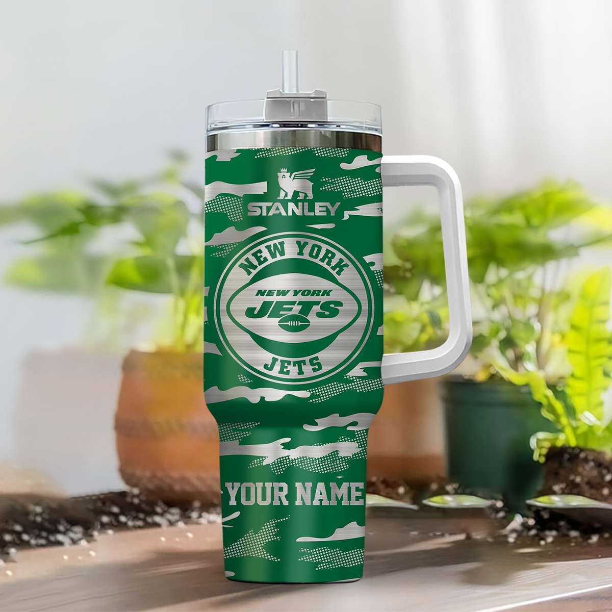 Customize Your New York Jets Stanley Tumbler - Personalized Gift - Image 2