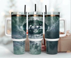 NFL Team Double-Wall Insulated Tumbler with Handle & Straw - 40oz