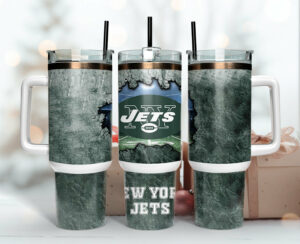 Stylish New York Jets Tumbler - Insulated Travel Mug for Ultimate Fan Gear