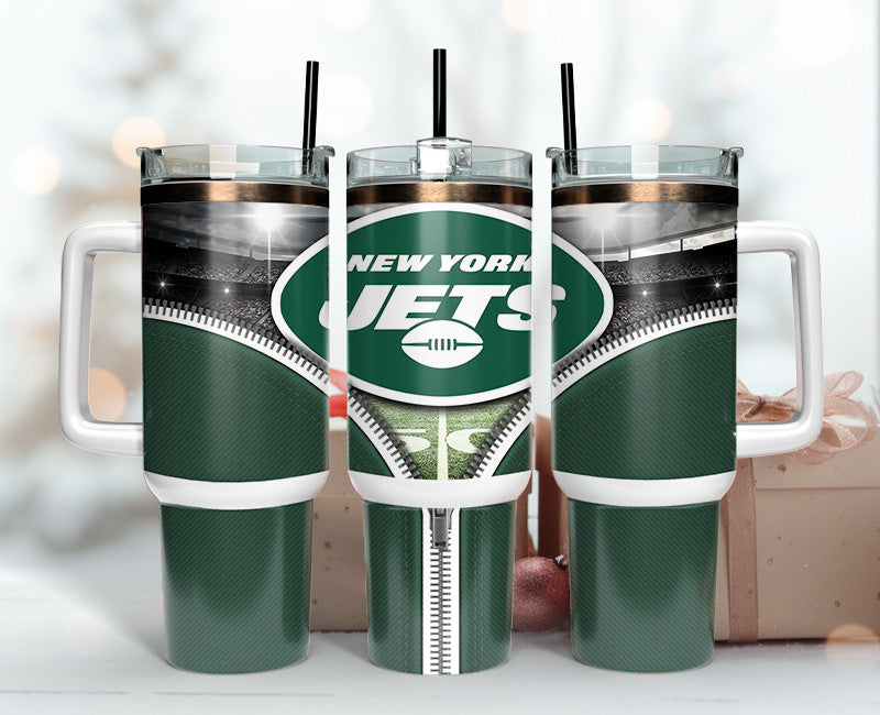 Jets Tumbler - Insulated Stainless Steel Mug for Fans