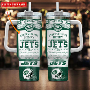 Custom New York Jets Tumbler - Personalized Gift for Fans