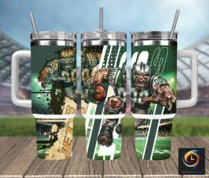 Rugged Football Tumbler - Durable & Stylish Sports Lover's Choice