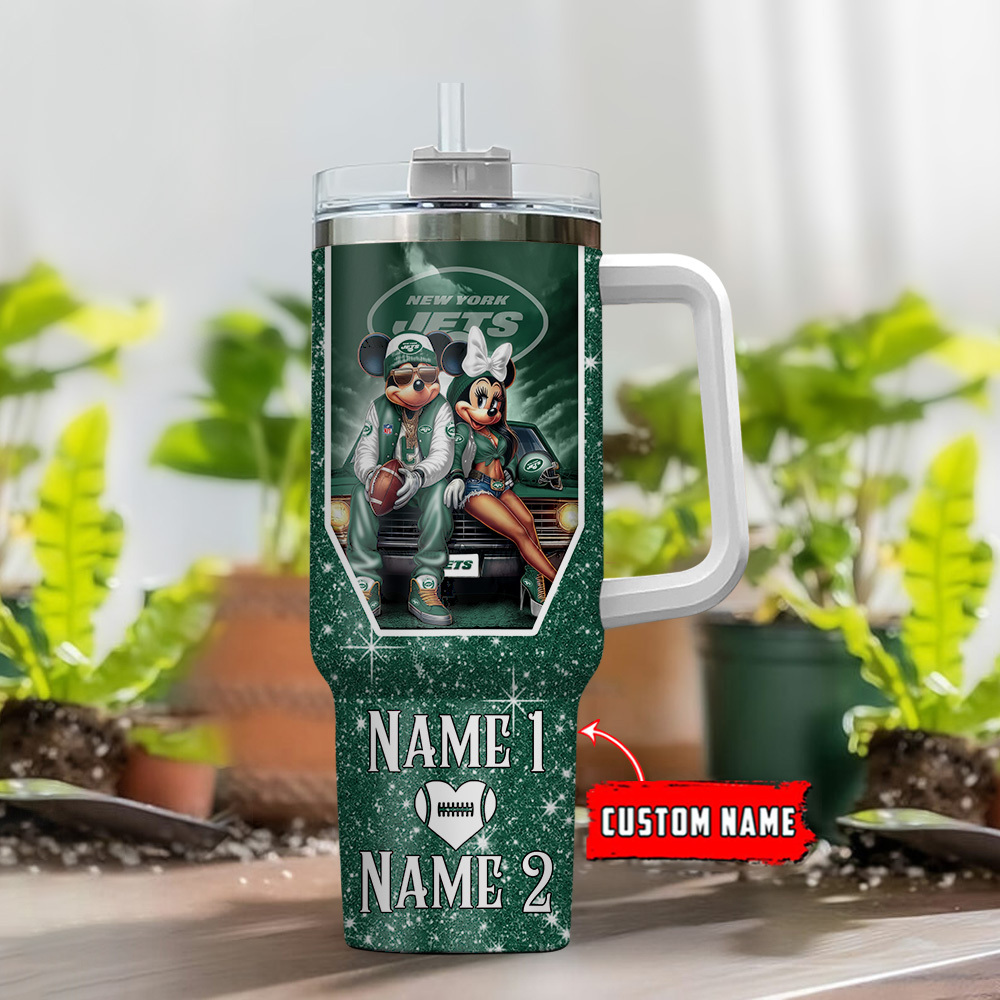 Customizable New York Football Team Tumbler with Iconic Characters - Perfect Gift! - Image 2