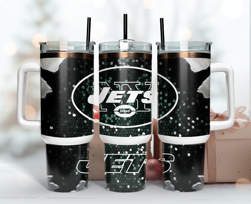 Exclusive Jets Stainless Steel Insulated Tumbler - Keep Drinks Hot or Cold