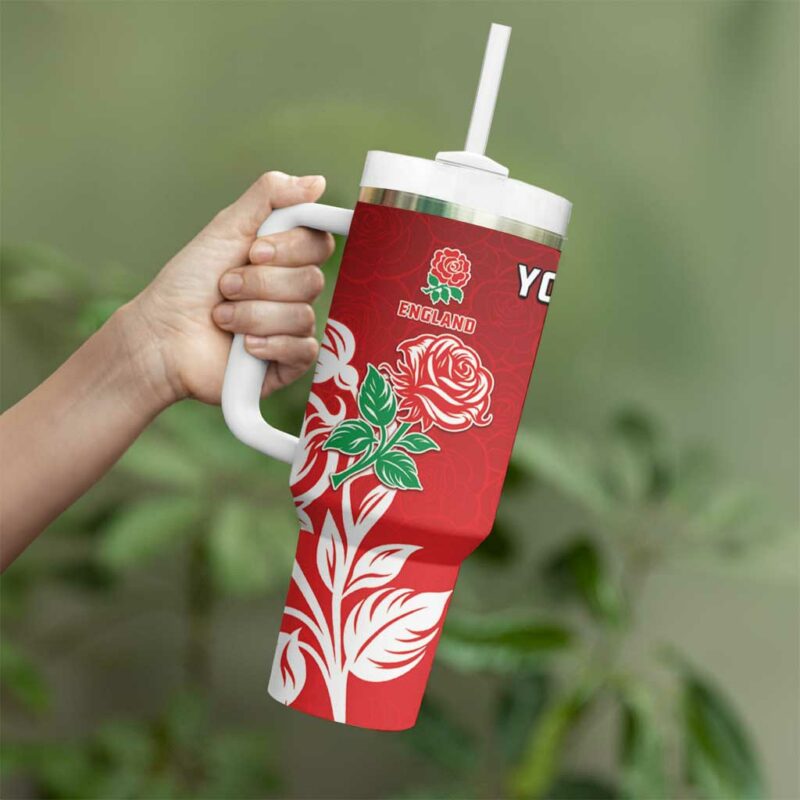New Zealand And England Rugby Custom Stanley Quencher 40oz Stainless Steel Tumbler With Handle - Threewoofs - Image 3