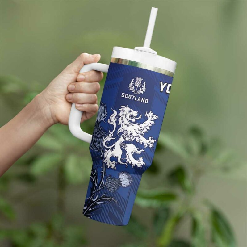 New Zealand And Scotland Rugby Custom Stanley Quencher 40oz Stainless Steel Tumbler With Handle - Threewoofs - Image 3