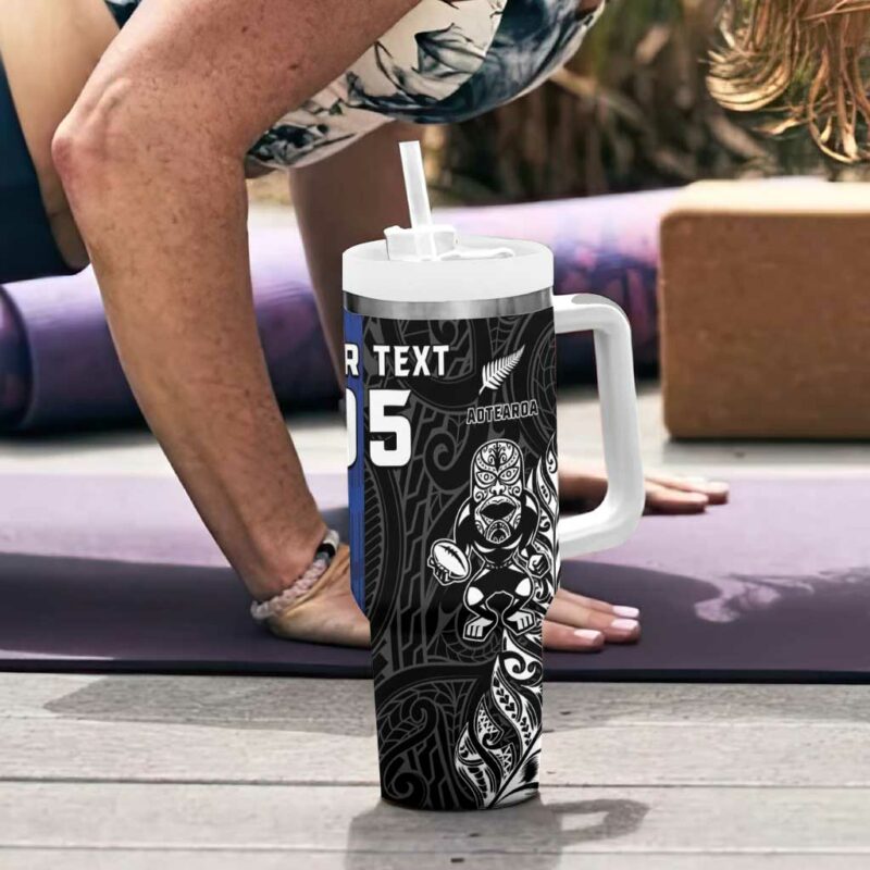 New Zealand And Scotland Rugby Custom Stanley Quencher 40oz Stainless Steel Tumbler With Handle - Threewoofs - Image 6