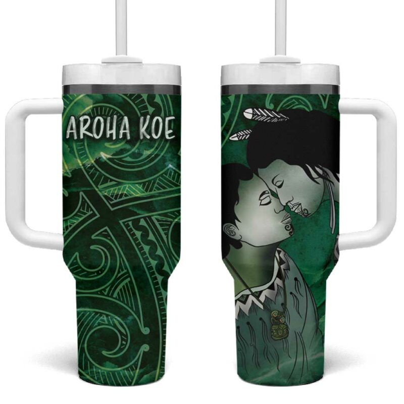 New Zealand Aroha Koe Mama Custom Stanley Quencher 40oz Stainless Steel Tumbler With Handle - Threewoofs