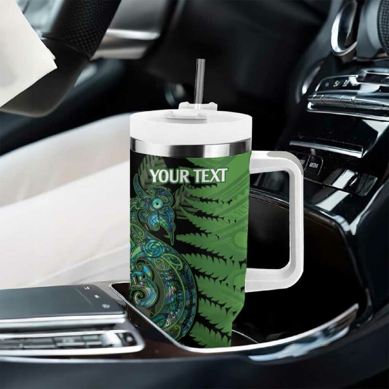 New Zealand Darts Aotearoa Maori Fern Mix Manaia Tattoo Custom Stanley Quencher 40oz Stainless Steel Tumbler With Handle - Threewoofs - Image 8