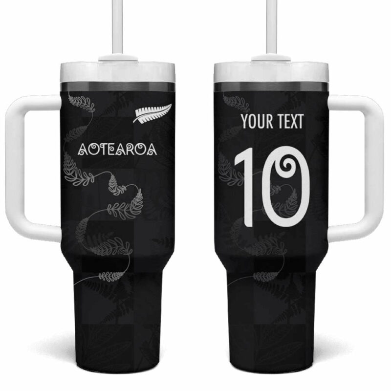New Zealand Rugby Custom Stanley Quencher 40oz Stainless Steel Tumbler With Handle - Threewoofs