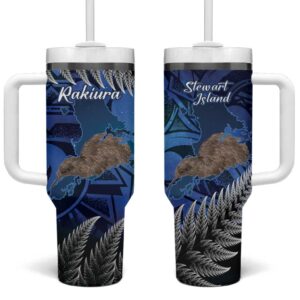 New Zealand Stewart Island Custom Stanley Quencher 40oz Stainless Steel Tumbler With Handle - Threewoofs