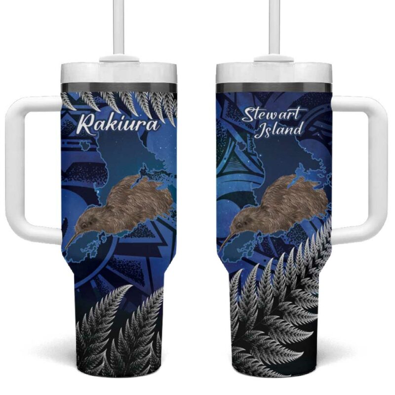 New Zealand Stewart Island Custom Stanley Quencher 40oz Stainless Steel Tumbler With Handle - Threewoofs