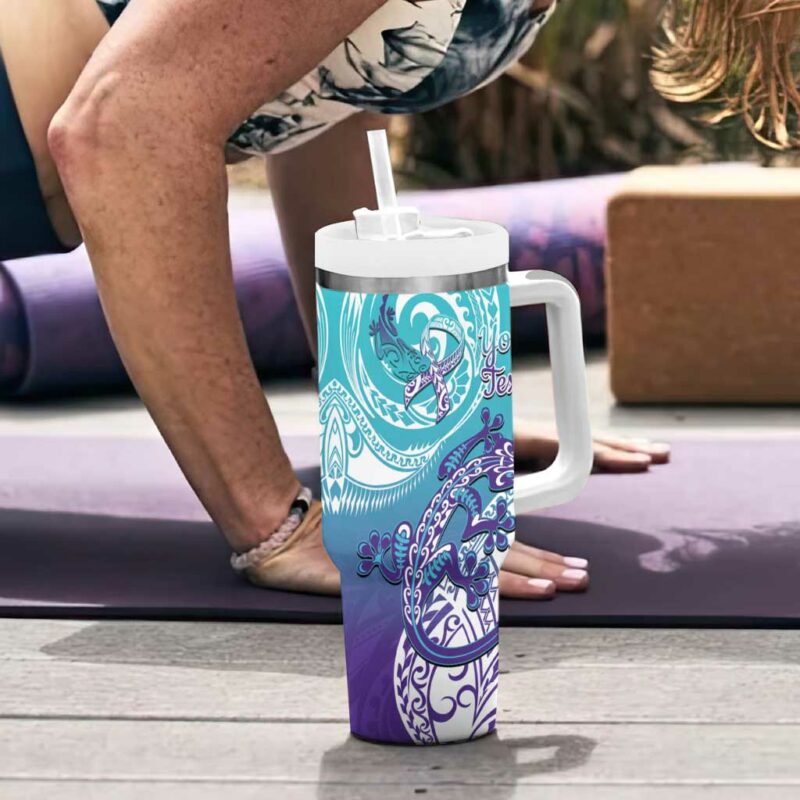 New Zealand Suicide Prevention Month You Matter NZ Fern Custom Stanley Quencher 40oz Stainless Steel Tumbler With Handle - Threewoofs - Image 6
