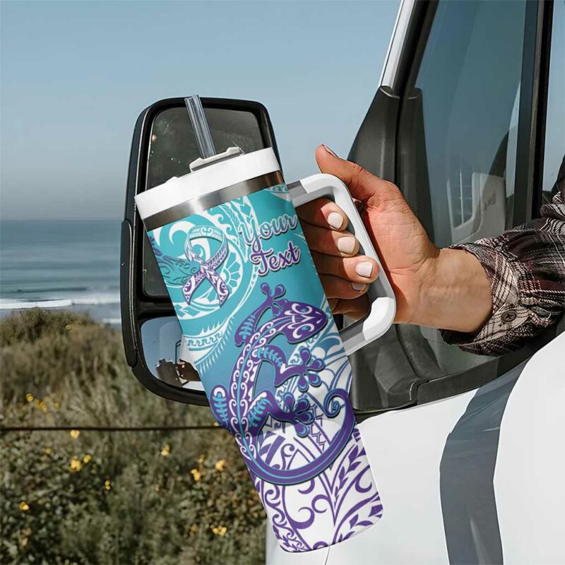 New Zealand Suicide Prevention Month You Matter NZ Fern Custom Stanley Quencher 40oz Stainless Steel Tumbler With Handle - Threewoofs - Image 7