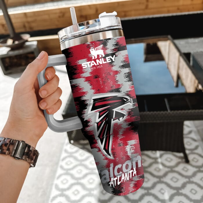 Stay Hydrated in Style: Atlanta Falcons Stanley Tumbler with Handle
