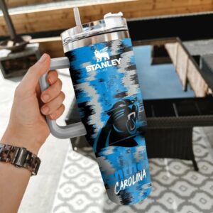 Stay Hydrated in Style with the Carolina Panthers Insulated Tumbler - Perfect for Fans!