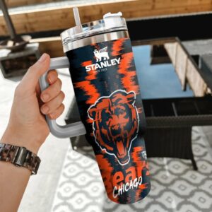 Stanley Chicago Bears Insulated Tumbler with Handle - 40oz Spill-Proof Travel Mug