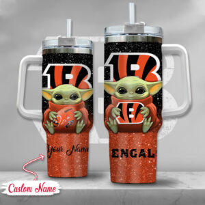 Customizable Baby Alien Football Tumbler - Perfect Gift for Fans